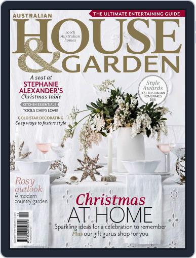 Australian House & Garden December 1st, 2016 Digital Back Issue Cover