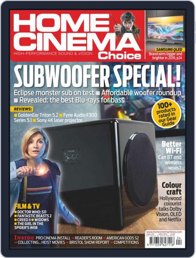 Home Cinema Choice April 1st, 2019 Digital Back Issue Cover