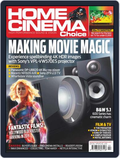 Home Cinema Choice February 1st, 2019 Digital Back Issue Cover