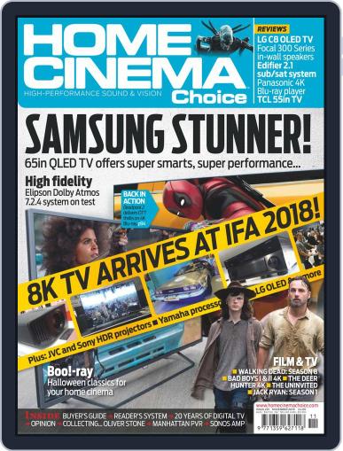 Home Cinema Choice November 1st, 2018 Digital Back Issue Cover