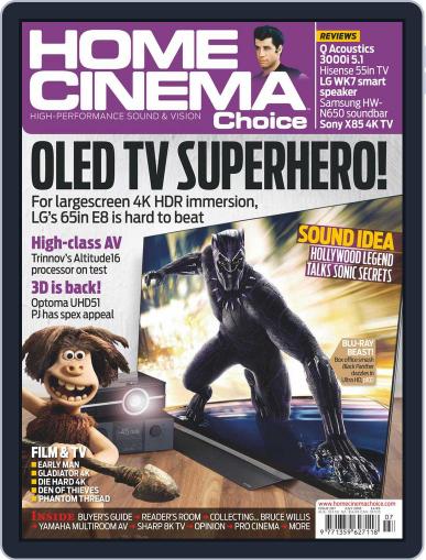 Home Cinema Choice July 1st, 2018 Digital Back Issue Cover
