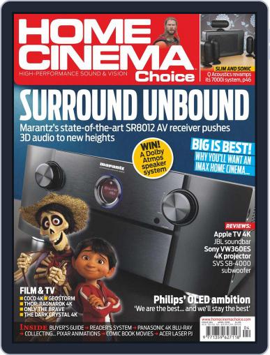 Home Cinema Choice April 1st, 2018 Digital Back Issue Cover