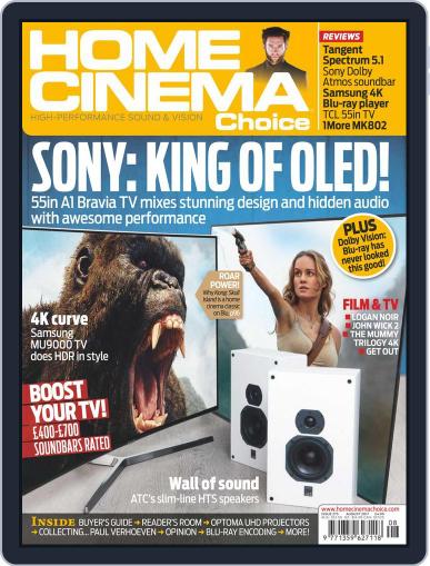 Home Cinema Choice August 1st, 2017 Digital Back Issue Cover