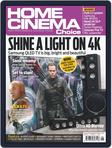 Home Cinema Choice June 1st, 2017 Digital Back Issue Cover