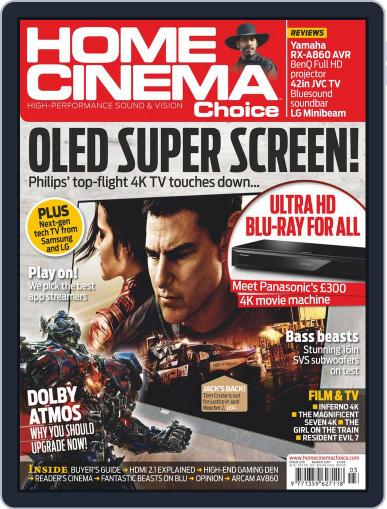 Home Cinema Choice March 1st, 2017 Digital Back Issue Cover