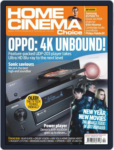 Home Cinema Choice February 1st, 2017 Digital Back Issue Cover