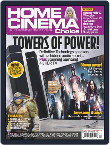 Home Cinema Choice December 1st, 2016 Digital Back Issue Cover
