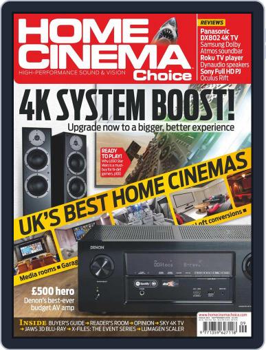 Home Cinema Choice August 4th, 2016 Digital Back Issue Cover