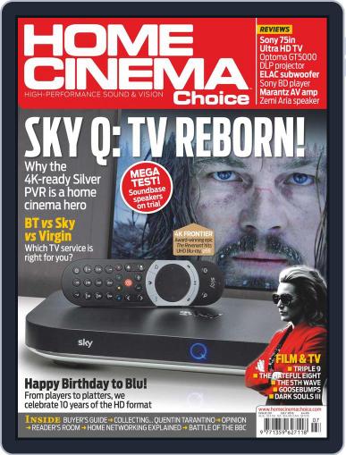 Home Cinema Choice June 9th, 2016 Digital Back Issue Cover