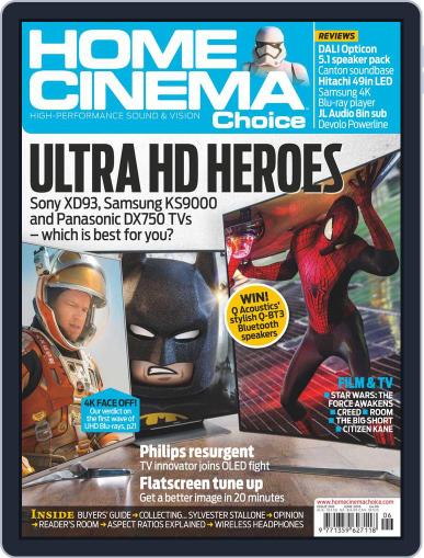 Home Cinema Choice May 12th, 2016 Digital Back Issue Cover