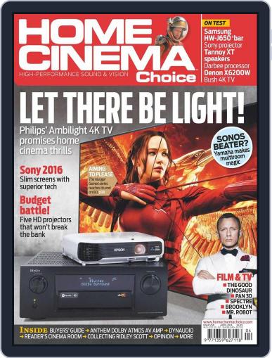 Home Cinema Choice March 17th, 2016 Digital Back Issue Cover