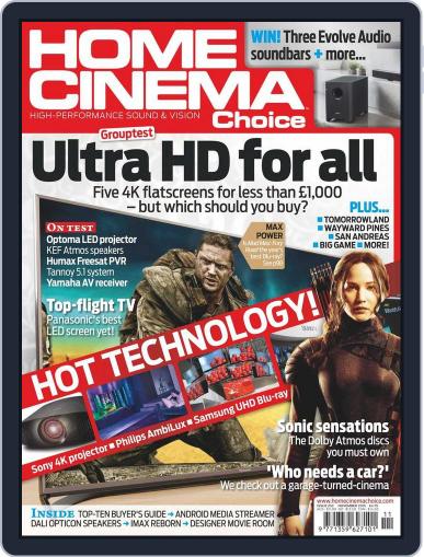 Home Cinema Choice September 24th, 2015 Digital Back Issue Cover