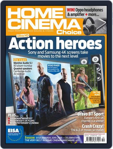 Home Cinema Choice August 27th, 2015 Digital Back Issue Cover