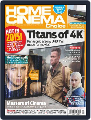 Home Cinema Choice March 1st, 2015 Digital Back Issue Cover