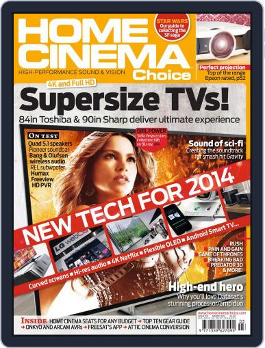 Home Cinema Choice February 5th, 2014 Digital Back Issue Cover