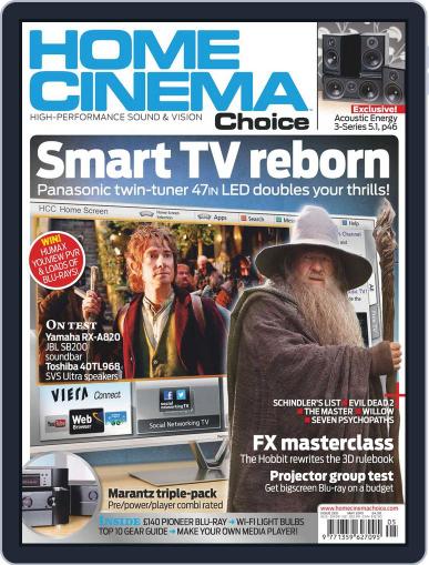 Home Cinema Choice April 3rd, 2013 Digital Back Issue Cover