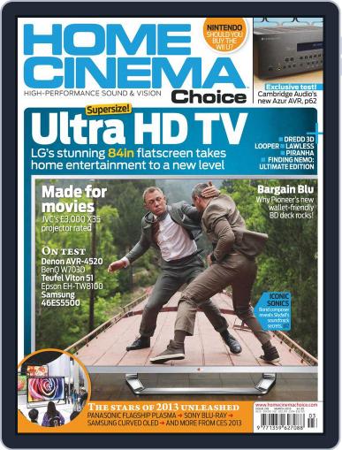 Home Cinema Choice February 6th, 2013 Digital Back Issue Cover