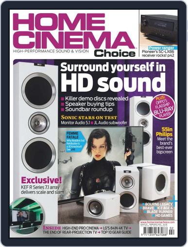 Home Cinema Choice January 9th, 2013 Digital Back Issue Cover