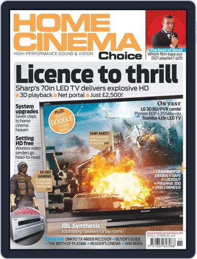 Home Cinema Choice September 19th, 2012 Digital Back Issue Cover