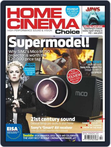 Home Cinema Choice August 22nd, 2012 Digital Back Issue Cover