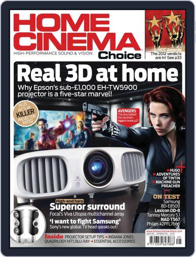 Home Cinema Choice April 4th, 2012 Digital Back Issue Cover