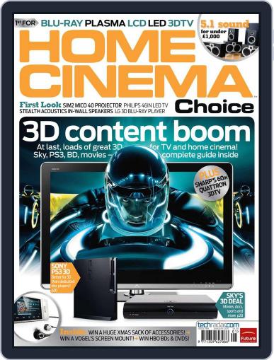 Home Cinema Choice November 17th, 2010 Digital Back Issue Cover