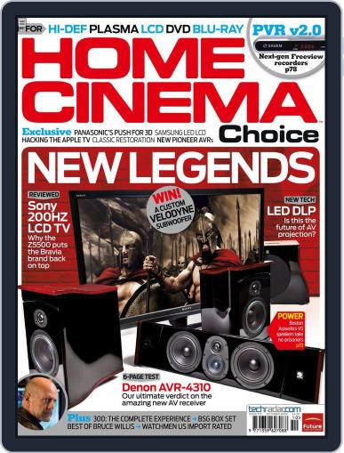 Home Cinema Choice September 16th, 2009 Digital Back Issue Cover