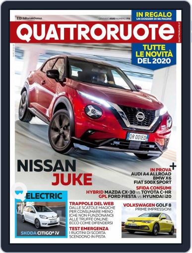Quattroruote January 1st, 2020 Digital Back Issue Cover