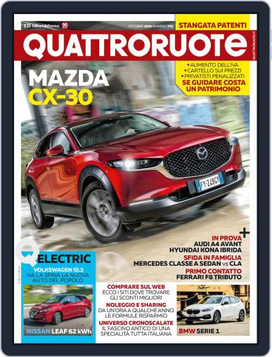 Quattroruote October 1st, 2019 Digital Back Issue Cover