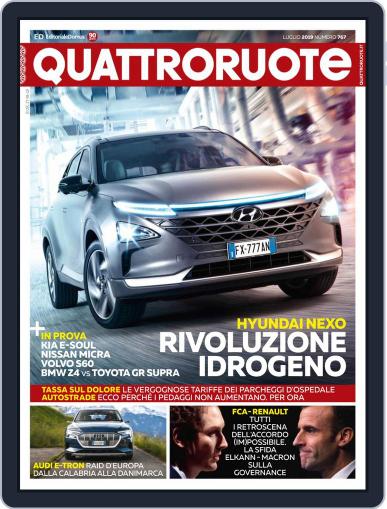 Quattroruote July 1st, 2019 Digital Back Issue Cover