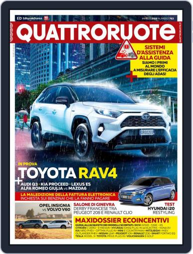Quattroruote March 1st, 2019 Digital Back Issue Cover