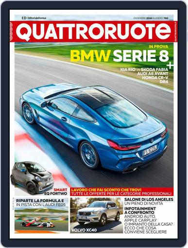 Quattroruote December 1st, 2018 Digital Back Issue Cover