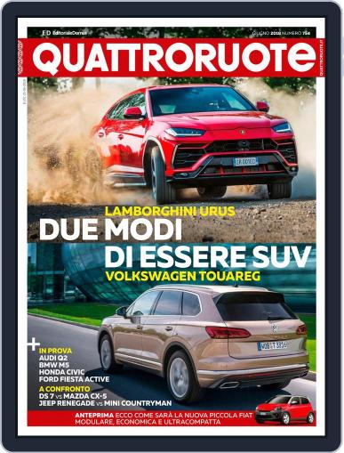 Quattroruote June 1st, 2018 Digital Back Issue Cover