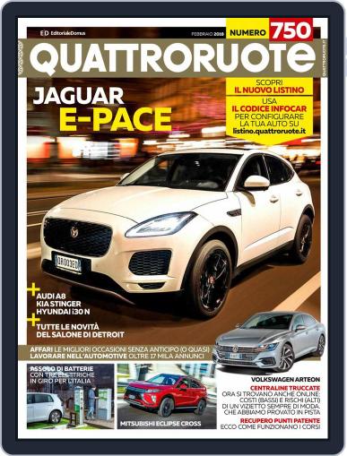 Quattroruote February 1st, 2018 Digital Back Issue Cover