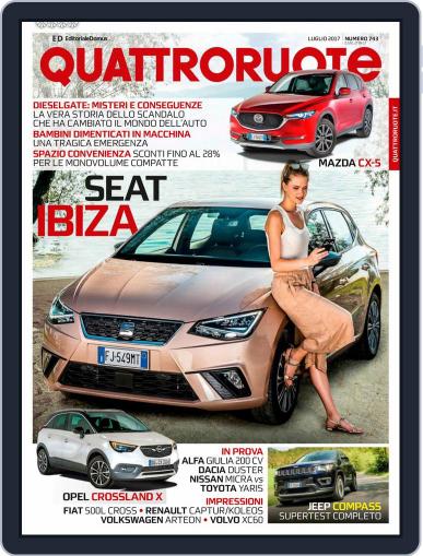 Quattroruote July 1st, 2017 Digital Back Issue Cover