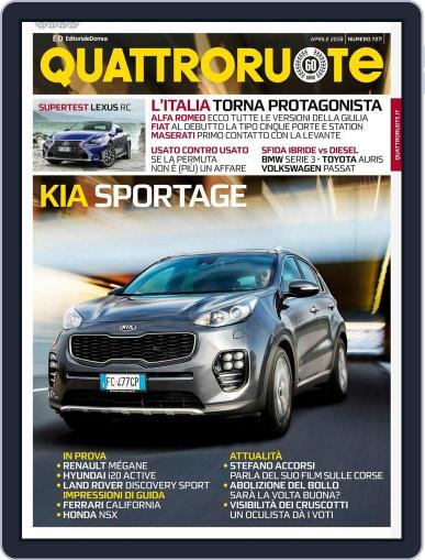 Quattroruote March 31st, 2016 Digital Back Issue Cover