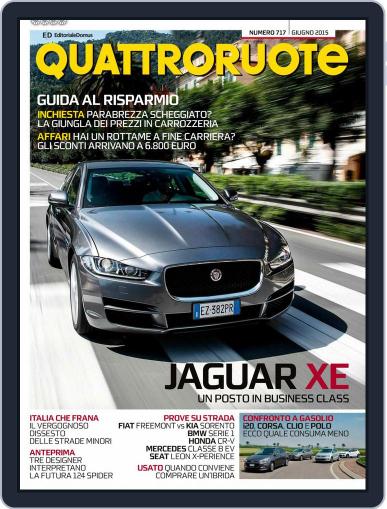 Quattroruote June 3rd, 2015 Digital Back Issue Cover