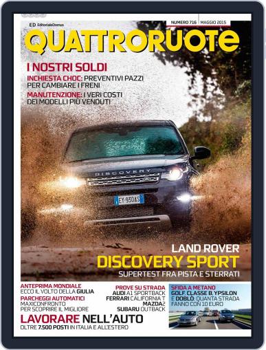 Quattroruote April 30th, 2015 Digital Back Issue Cover