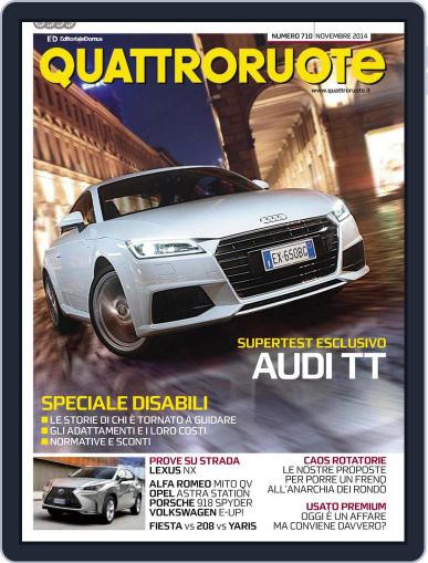 Quattroruote October 30th, 2014 Digital Back Issue Cover