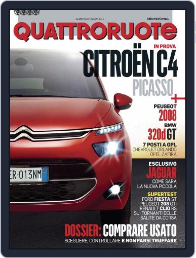 Quattroruote August 8th, 2013 Digital Back Issue Cover