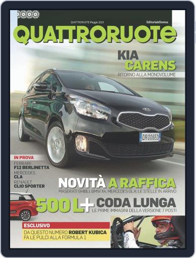 Quattroruote May 2nd, 2013 Digital Back Issue Cover