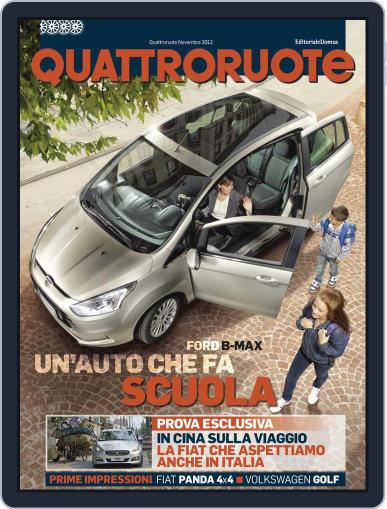 Quattroruote October 30th, 2012 Digital Back Issue Cover