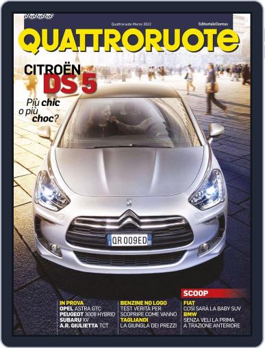 Quattroruote March 4th, 2012 Digital Back Issue Cover
