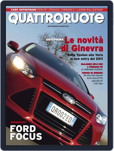Quattroruote March 1st, 2011 Digital Back Issue Cover