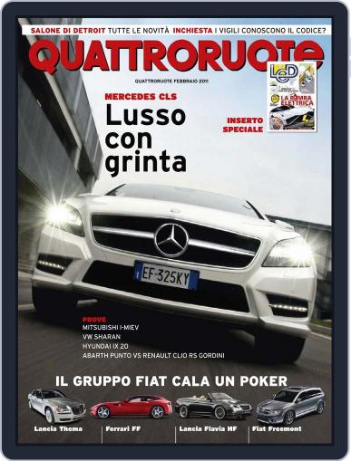 Quattroruote February 14th, 2011 Digital Back Issue Cover