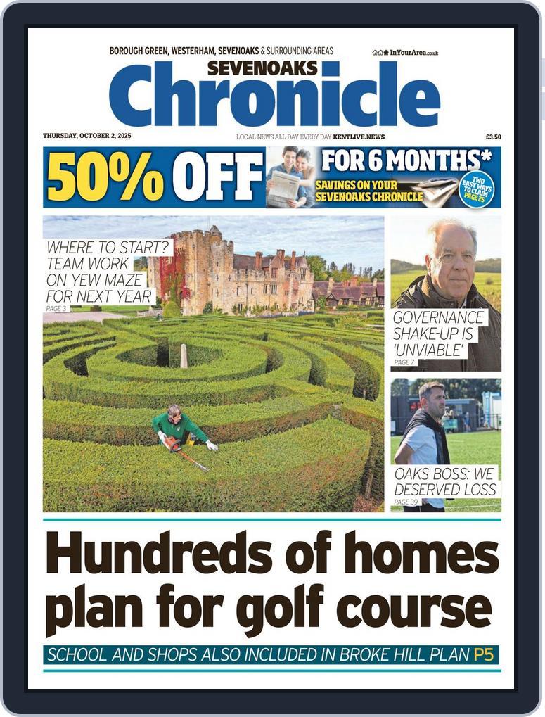 Sevenoaks Chronicle (Digital) Subscription
