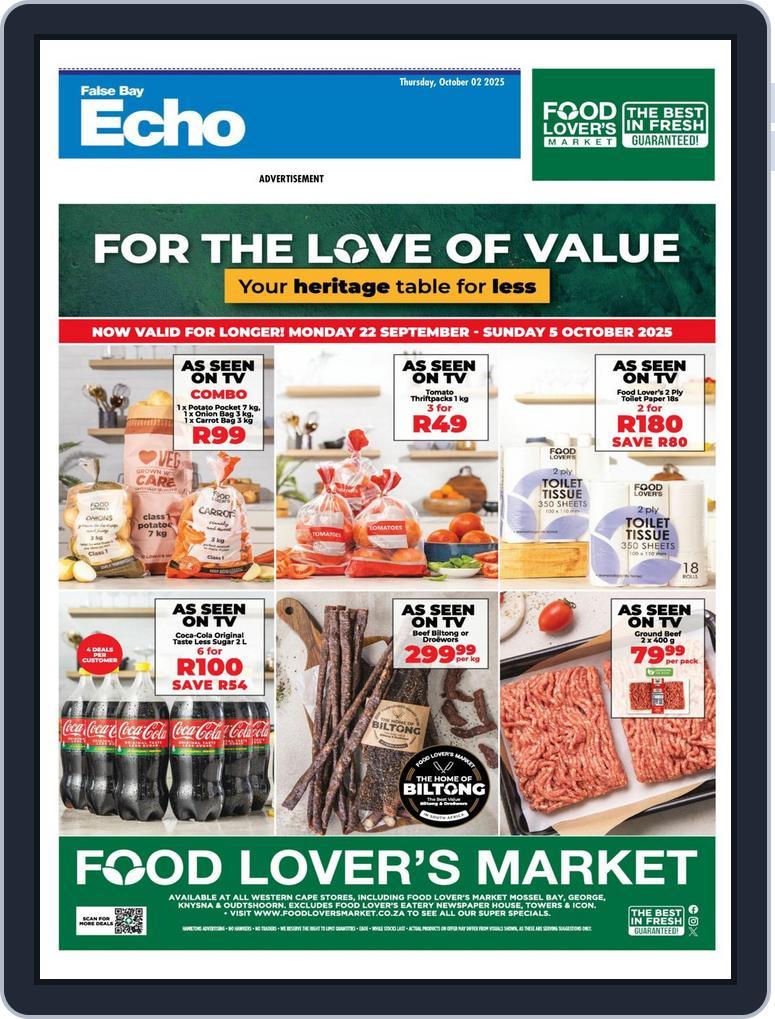 False Bay Echo (Digital) Subscription