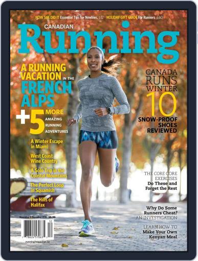 Canadian Running October 7th, 2016 Digital Back Issue Cover
