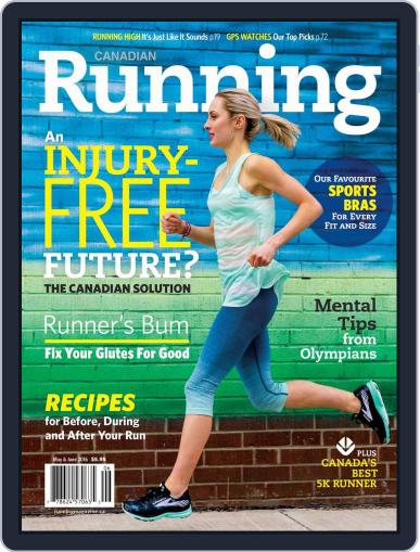 Canadian Running April 15th, 2016 Digital Back Issue Cover