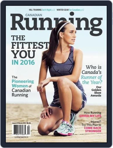 Canadian Running February 11th, 2016 Digital Back Issue Cover